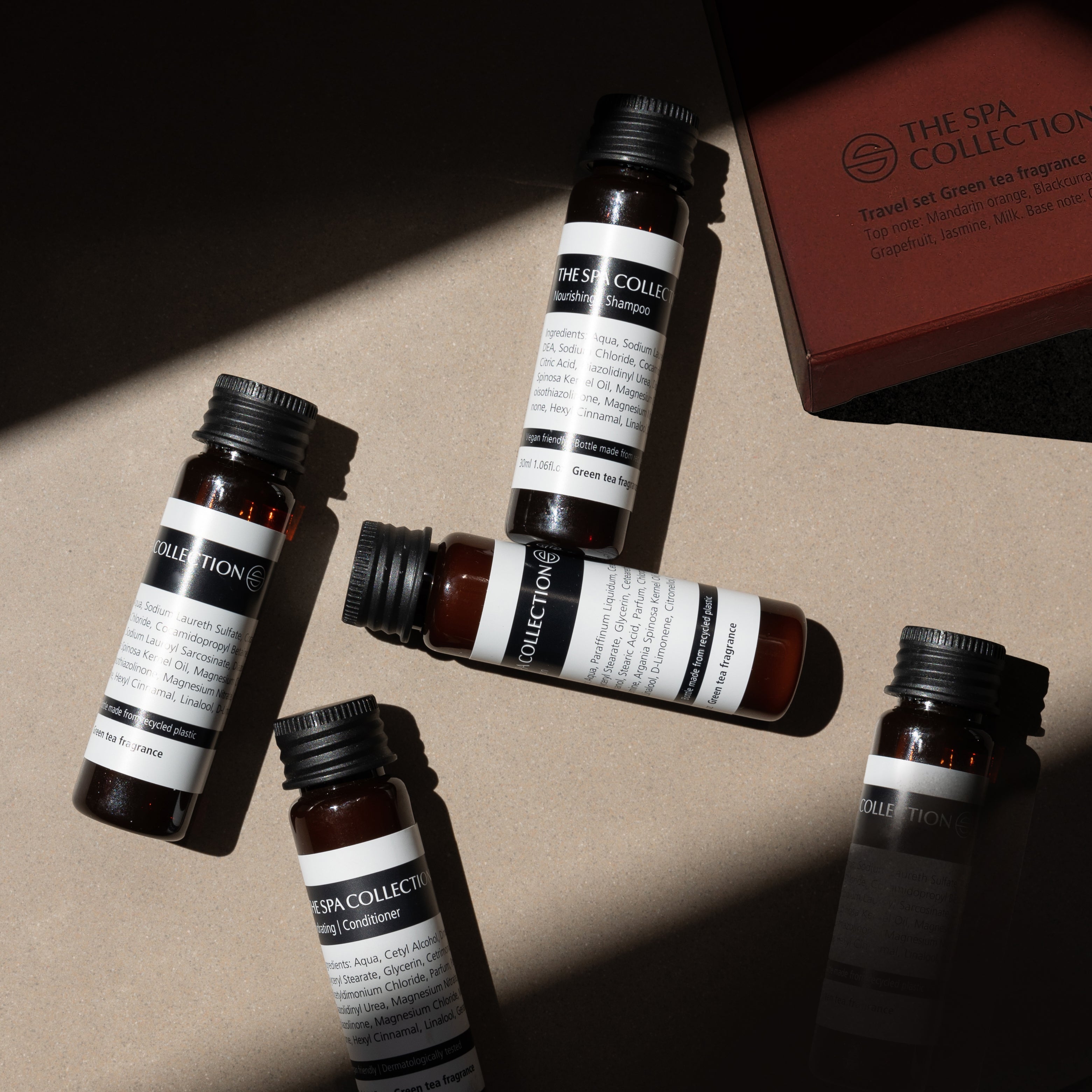 Travel / welcome set - 5 x 30 ml - Green Tea