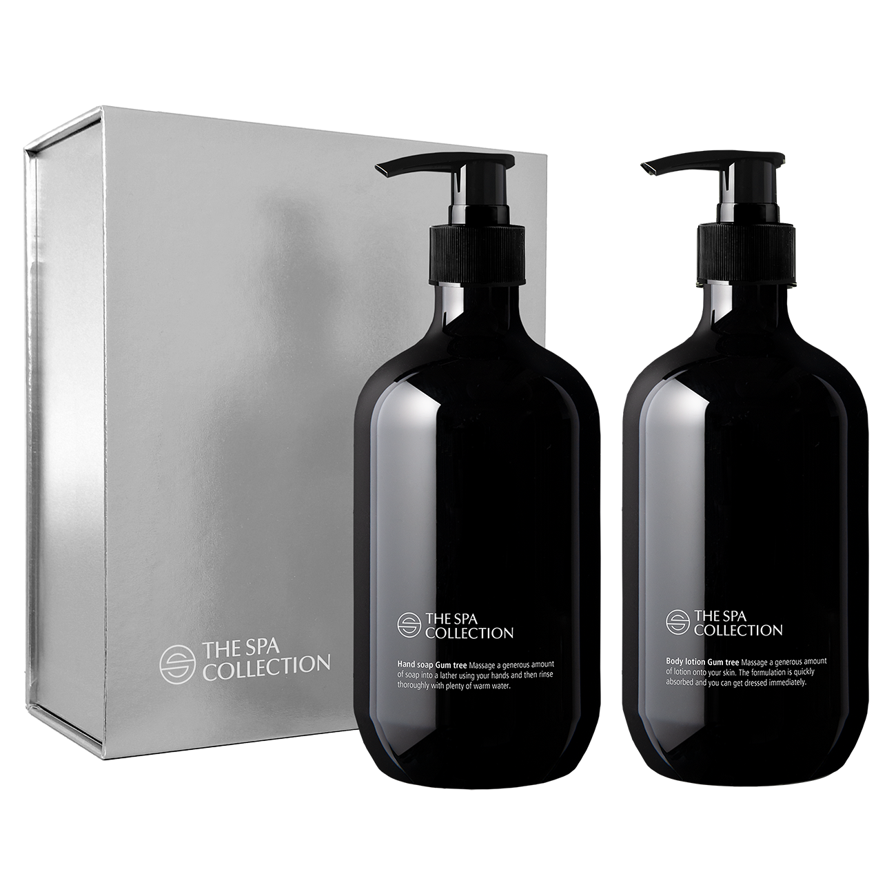 Silver hand care giftbox - Soap & lotion - 2 x 475 ml bottles - Gum Tree