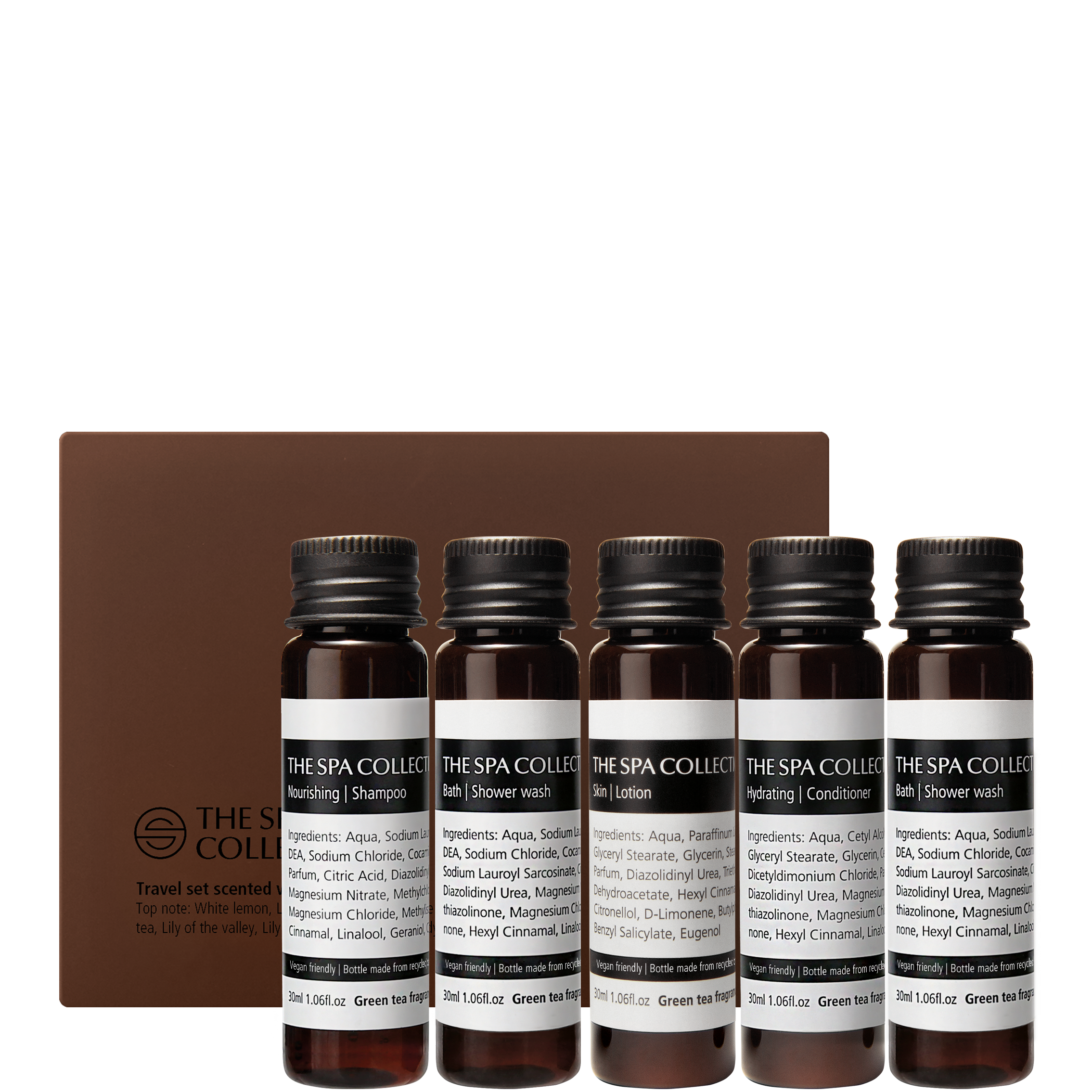 Travel / welcome set - 5 x 30 ml - Green Tea