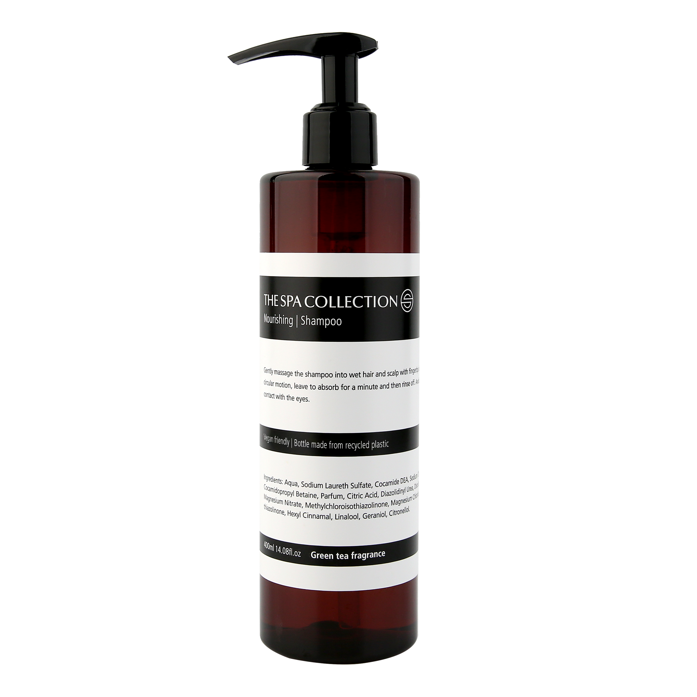 Shampoo - 400ml recycled bottle - The Spa Collection Green Tea